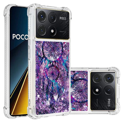YB Quicksand Series-2 For Xiaomi Poco X6 Pro 5G / Redmi K70E 5G Case Pattern Printing TPU Cover
