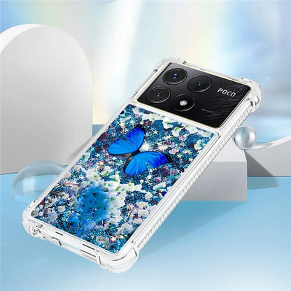 YB Quicksand Series-2 For Xiaomi Poco X6 Pro 5G / Redmi K70E 5G Case Pattern Printing TPU Cover