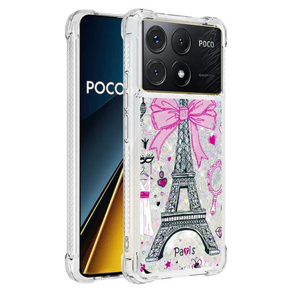 YB Quicksand Series-2 For Xiaomi Poco X6 Pro 5G / Redmi K70E 5G Case Pattern Printing TPU Cover
