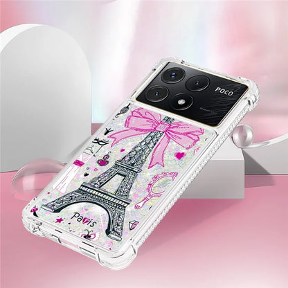 YB Quicksand Series-2 For Xiaomi Poco X6 Pro 5G / Redmi K70E 5G Case Pattern Printing TPU Cover