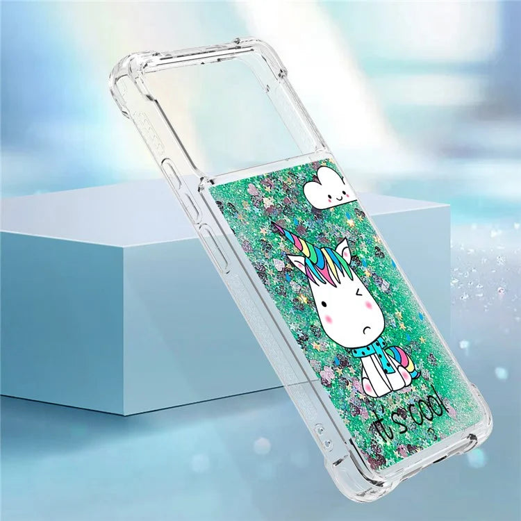 YB Quicksand Series-2 For Xiaomi Poco X6 Pro 5G / Redmi K70E 5G Case Pattern Printing TPU Cover