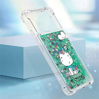 YB Quicksand Series-2 For Xiaomi Poco X6 Pro 5G / Redmi K70E 5G Case Pattern Printing TPU Cover