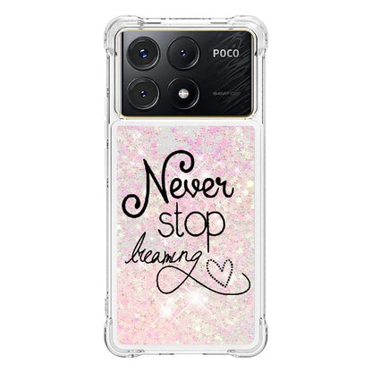 YB Quicksand Series-2 For Xiaomi Poco X6 Pro 5G / Redmi K70E 5G Case Pattern Printing TPU Cover