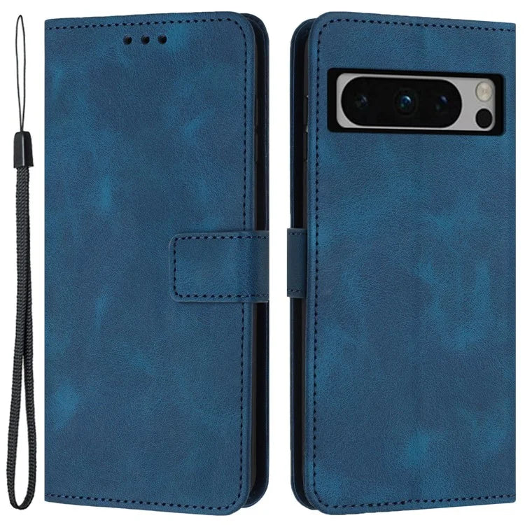 For Google Pixel 9 Pro Case Soft Skin-touch Leather TPU Inner Shell Phone Cover