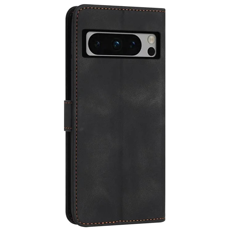 For Google Pixel 9 Pro Case Soft Skin-touch Leather TPU Inner Shell Phone Cover
