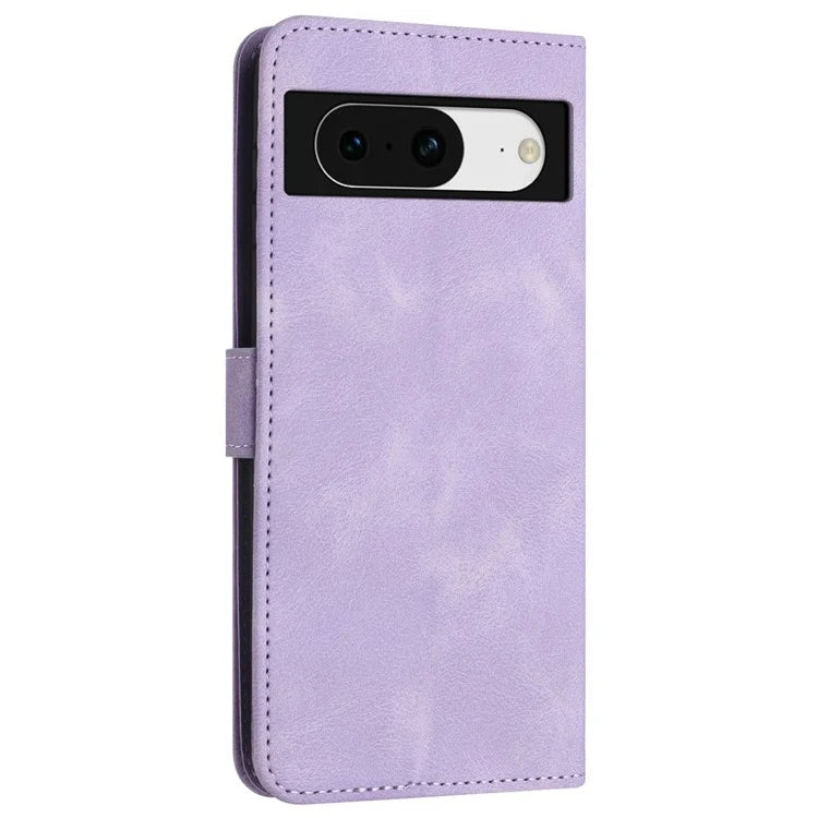 For Google Pixel 9 Case Magnetic Flip Leather Phone Cover Soft Touch with Strap