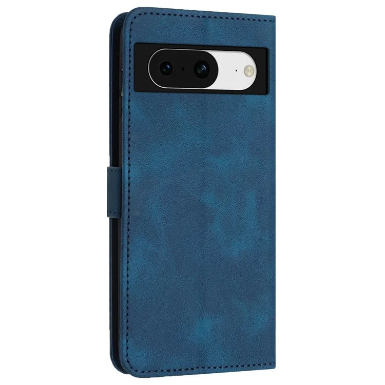 For Google Pixel 9 Case Magnetic Flip Leather Phone Cover Soft Touch with Strap
