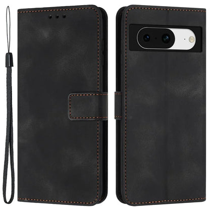 For Google Pixel 9 Case Magnetic Flip Leather Phone Cover Soft Touch with Strap