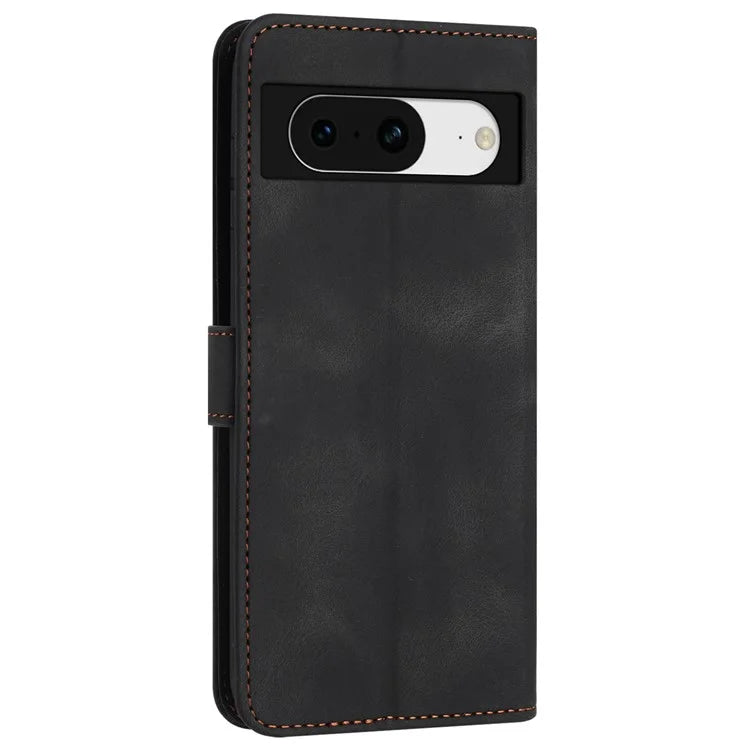 For Google Pixel 9 Case Magnetic Flip Leather Phone Cover Soft Touch with Strap