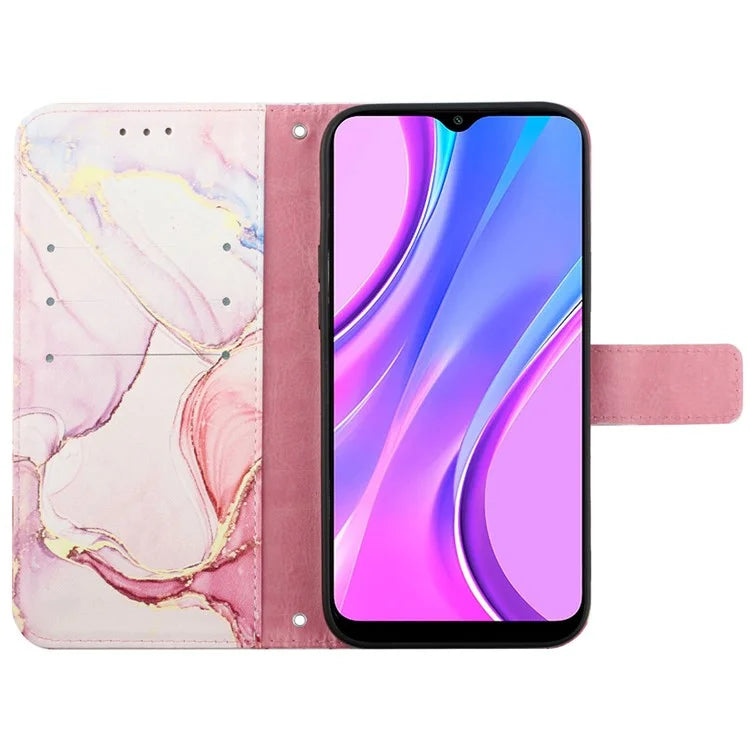 YB Pattern Printing Leather Series-5 For Xiaomi Redmi Note 13 Pro+ 5G Wallet Phone Case with Hand Strap