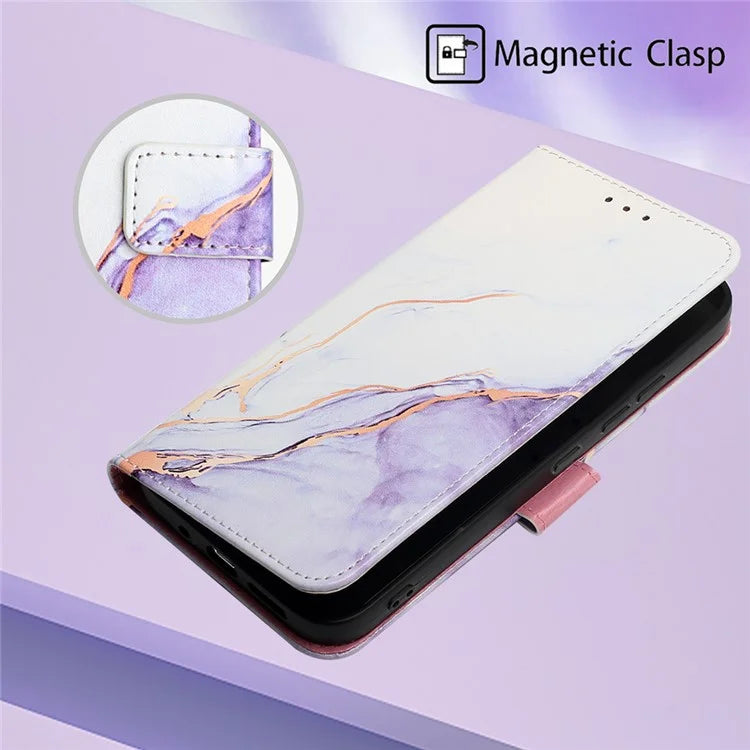 YB Pattern Printing Leather Series-6 For Xiaomi Redmi Note 13 Pro+ 5G Wallet Case Crossbody Phone Cover