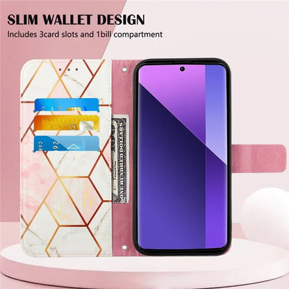 YB Pattern Printing Leather Series-6 For Xiaomi Redmi Note 13 Pro+ 5G Wallet Case Crossbody Phone Cover