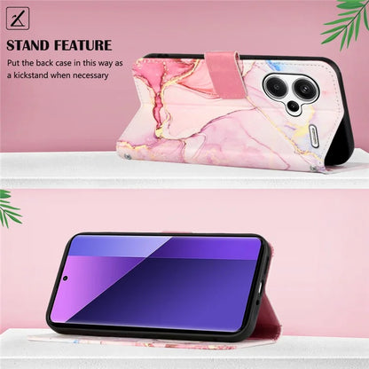 YB Pattern Printing Leather Series-6 For Xiaomi Redmi Note 13 Pro+ 5G Wallet Case Crossbody Phone Cover