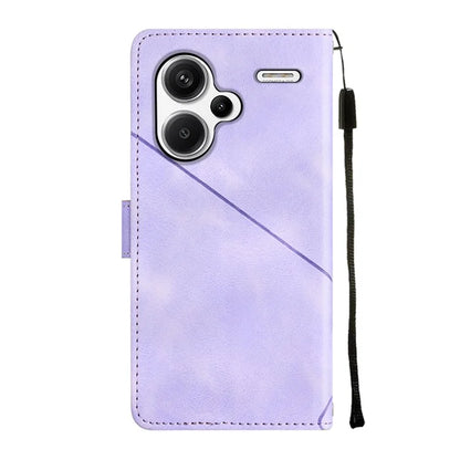 PT005 YB Imprinting Series-6 For Xiaomi Redmi Note 13 Pro+ 5G Case with Strap Wallet Leather Cover