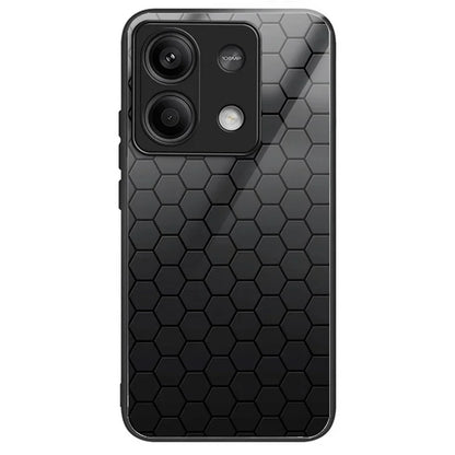 For Xiaomi Redmi Note 13 5G Cell Phone Case Pattern Printing Tempered Glass Anti-shock Cover