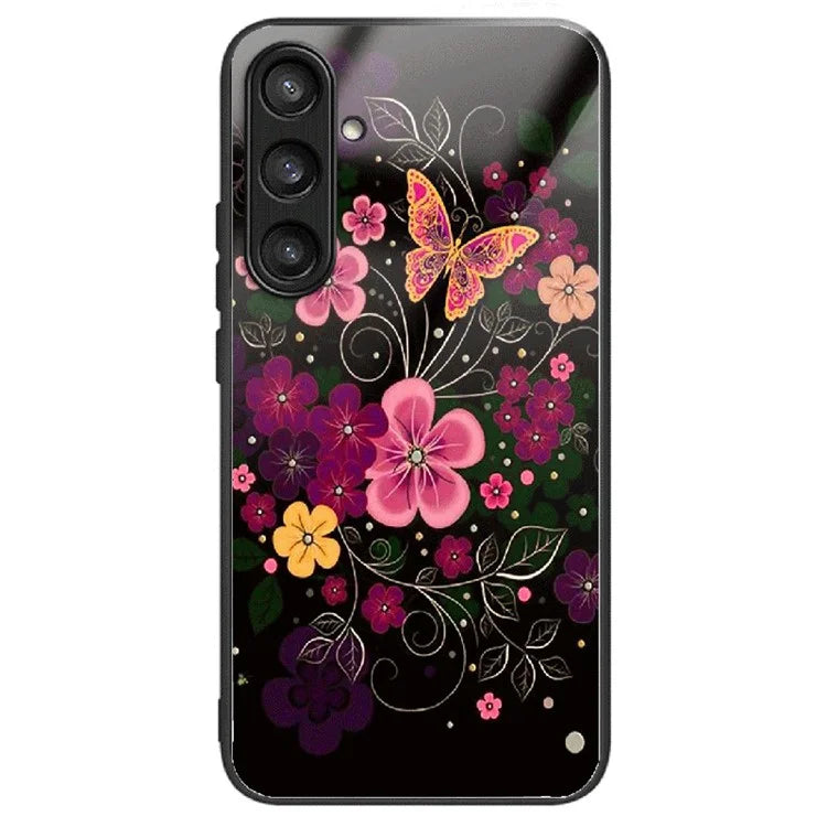 For Samsung Galaxy S24+ Phone Cover Tempered Glass Drop-proof Pattern Printing Case