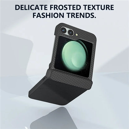 For Samsung Galaxy Z Flip6 5G Case Matte Texture PC Phone Cover with Hinge Protection
