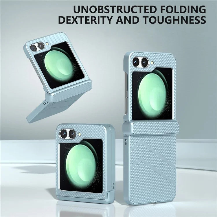 For Samsung Galaxy Z Flip6 5G Case Matte Texture PC Phone Cover with Hinge Protection