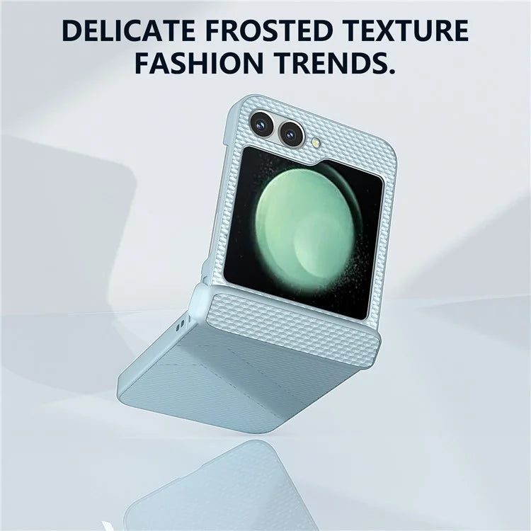 For Samsung Galaxy Z Flip6 5G Case Matte Texture PC Phone Cover with Hinge Protection