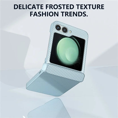 For Samsung Galaxy Z Flip6 5G Case Matte Texture PC Phone Cover with Hinge Protection