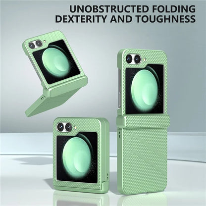 For Samsung Galaxy Z Flip6 5G Case Matte Texture PC Phone Cover with Hinge Protection