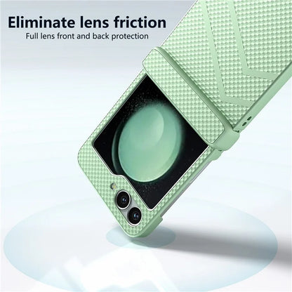 For Samsung Galaxy Z Flip6 5G Case Matte Texture PC Phone Cover with Hinge Protection