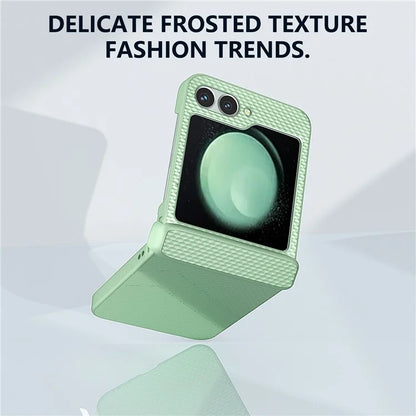 For Samsung Galaxy Z Flip6 5G Case Matte Texture PC Phone Cover with Hinge Protection