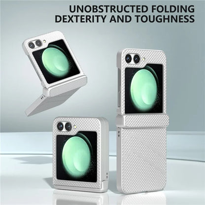 For Samsung Galaxy Z Flip6 5G Case Matte Texture PC Phone Cover with Hinge Protection