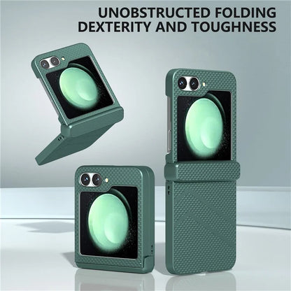 For Samsung Galaxy Z Flip6 5G Case Matte Texture PC Phone Cover with Hinge Protection