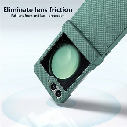 For Samsung Galaxy Z Flip6 5G Case Matte Texture PC Phone Cover with Hinge Protection