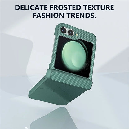 For Samsung Galaxy Z Flip6 5G Case Matte Texture PC Phone Cover with Hinge Protection