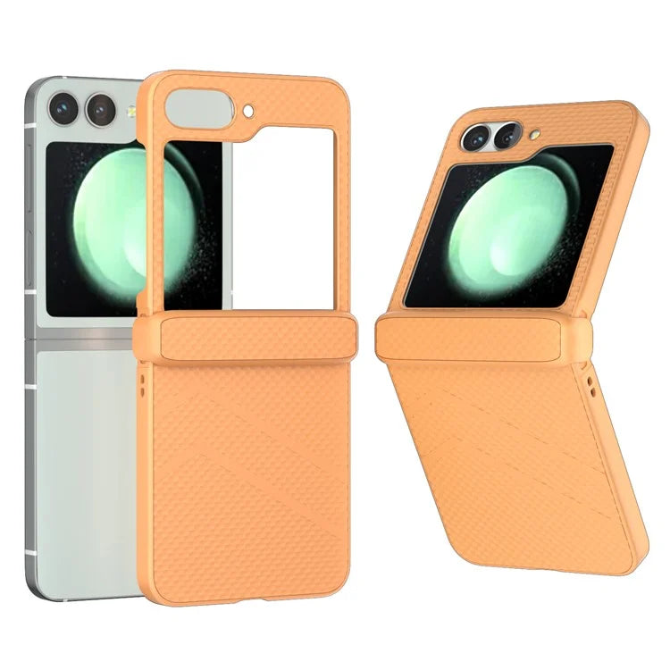 For Samsung Galaxy Z Flip6 5G Case Matte Texture PC Phone Cover with Hinge Protection