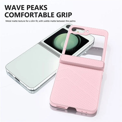 For Samsung Galaxy Z Flip6 5G Case Matte Texture PC Phone Cover with Hinge Protection