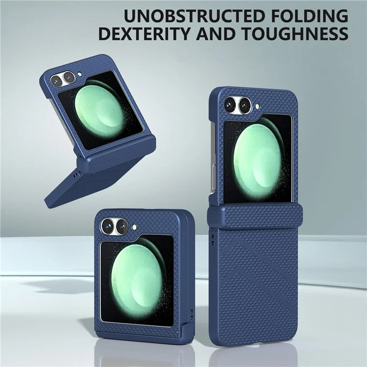 For Samsung Galaxy Z Flip6 5G Case Matte Texture PC Phone Cover with Hinge Protection