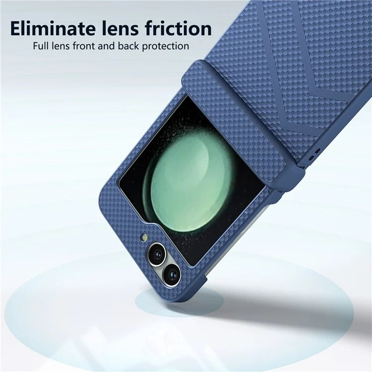 For Samsung Galaxy Z Flip6 5G Case Matte Texture PC Phone Cover with Hinge Protection