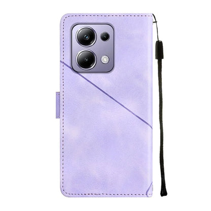 PT005 YB Imprinting Series-6 For Xiaomi Redmi Note 13 Pro 4G / Poco M6 Pro 4G Leather Phone Wallet Case