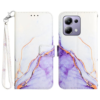 YB Pattern Printing Leather Series-5 For Xiaomi Redmi Note 13 Pro 4G / Poco M6 Pro 4G Wallet Phone Case
