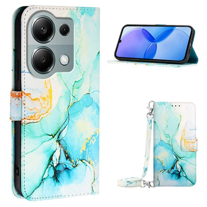 YB Pattern Printing Leather Series-6 For Xiaomi Redmi Note 13 Pro 4G / Poco M6 Pro 4G Case Wallet Stand Cover