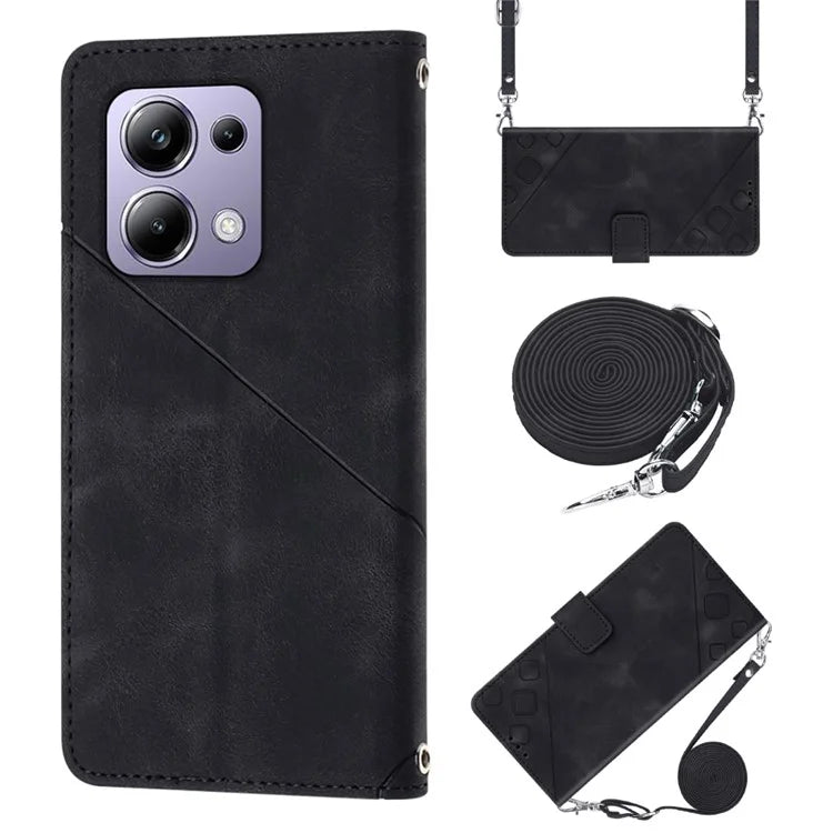 PT005 YB Imprinting Series-7 for Xiaomi Redmi Note 13 Pro 4G / Poco M6 Pro 4G Case with Shoulder Strap