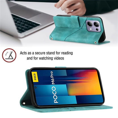 PT005 YB Imprinting Series-7 for Xiaomi Redmi Note 13 Pro 4G / Poco M6 Pro 4G Case with Shoulder Strap