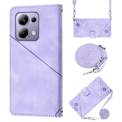 PT005 YB Imprinting Series-7 for Xiaomi Redmi Note 13 Pro 4G / Poco M6 Pro 4G Case with Shoulder Strap