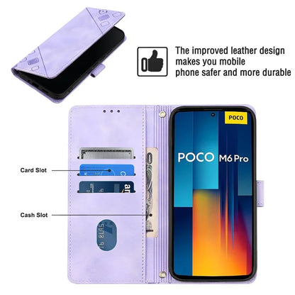 PT005 YB Imprinting Series-7 for Xiaomi Redmi Note 13 Pro 4G / Poco M6 Pro 4G Case with Shoulder Strap
