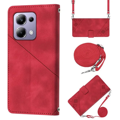PT005 YB Imprinting Series-7 for Xiaomi Redmi Note 13 Pro 4G / Poco M6 Pro 4G Case with Shoulder Strap