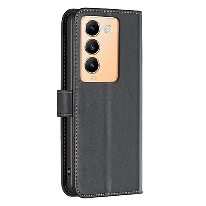 BINFEN COLOR BF17 For vivo Y200e 5G Wallet Case Magnetic Closing Card Slots Phone Cover