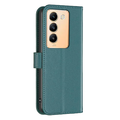 BINFEN COLOR BF17 For vivo Y200e 5G Wallet Case Magnetic Closing Card Slots Phone Cover