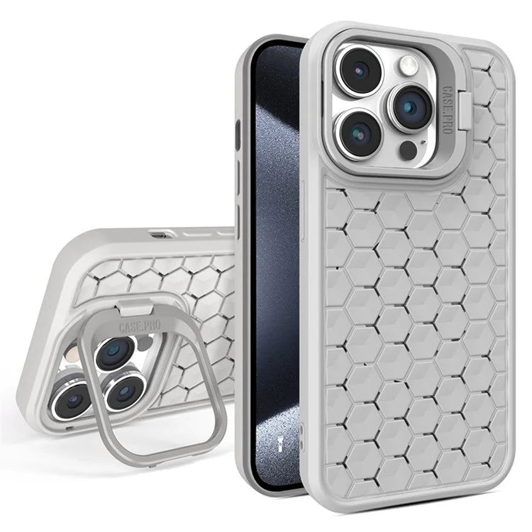 For iPhone 13 Pro TPU Case Kickstand Heat Dissipation Cover Compatible with MagSafe