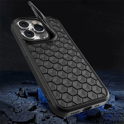 For iPhone 13 Pro TPU Case Kickstand Heat Dissipation Cover Compatible with MagSafe