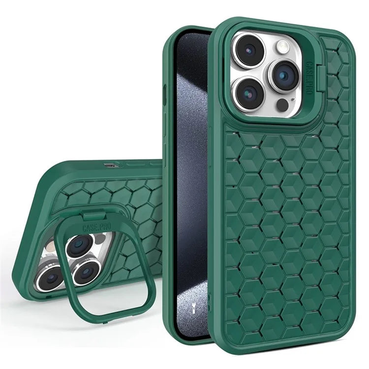 For iPhone 13 Pro TPU Case Kickstand Heat Dissipation Cover Compatible with MagSafe