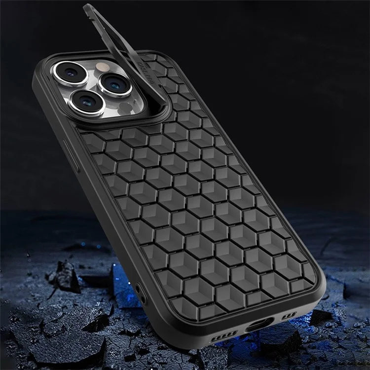 For iPhone 13 Pro TPU Case Kickstand Heat Dissipation Cover Compatible with MagSafe