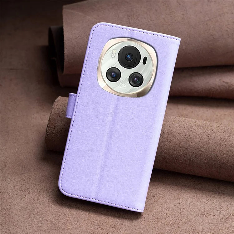 BINFEN COLOR BF17 For Honor Magic6 5G Magnetic Case Drop-proof Leather Card Holder Phone Cover